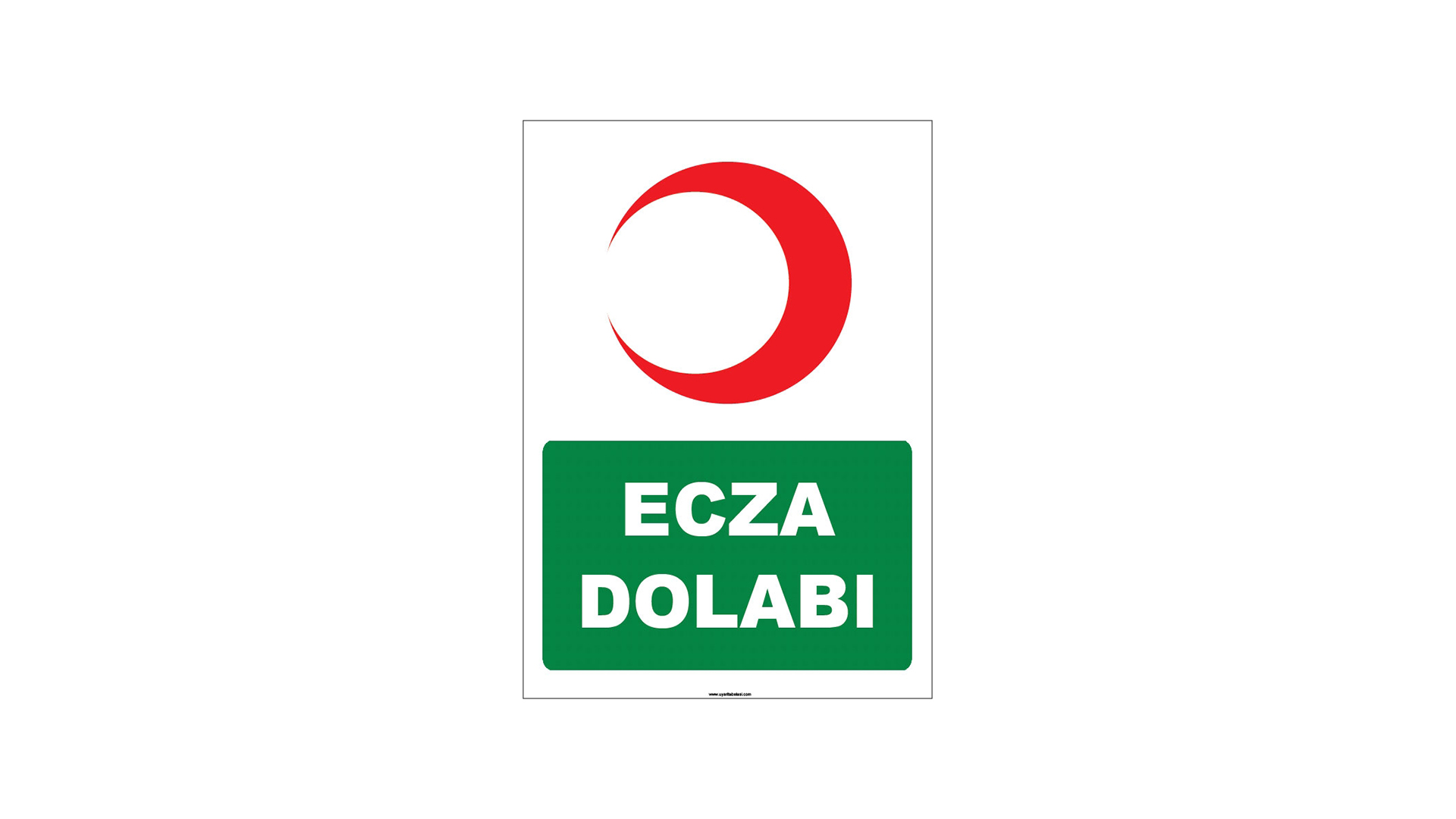 İzmir Ecza Dolabı Levhası